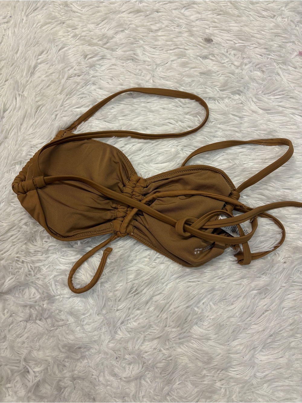 Aerie Brown Bandeau Bikini Top - Picture 2 of 3